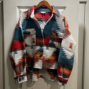 Aztec print Shacket!
